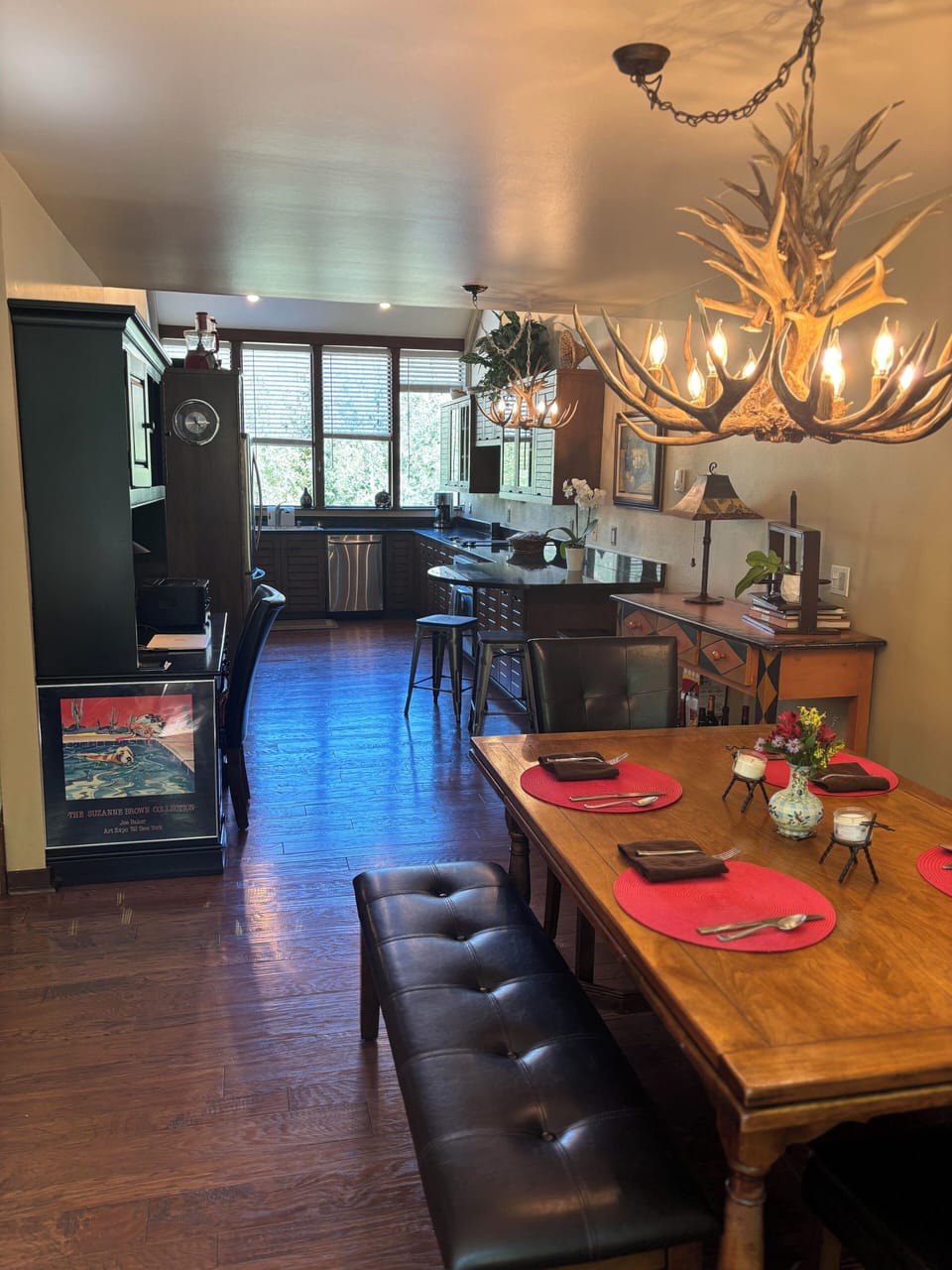 Dining and kitchen 
