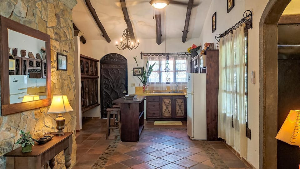 View from lounge area towards kitchenette.