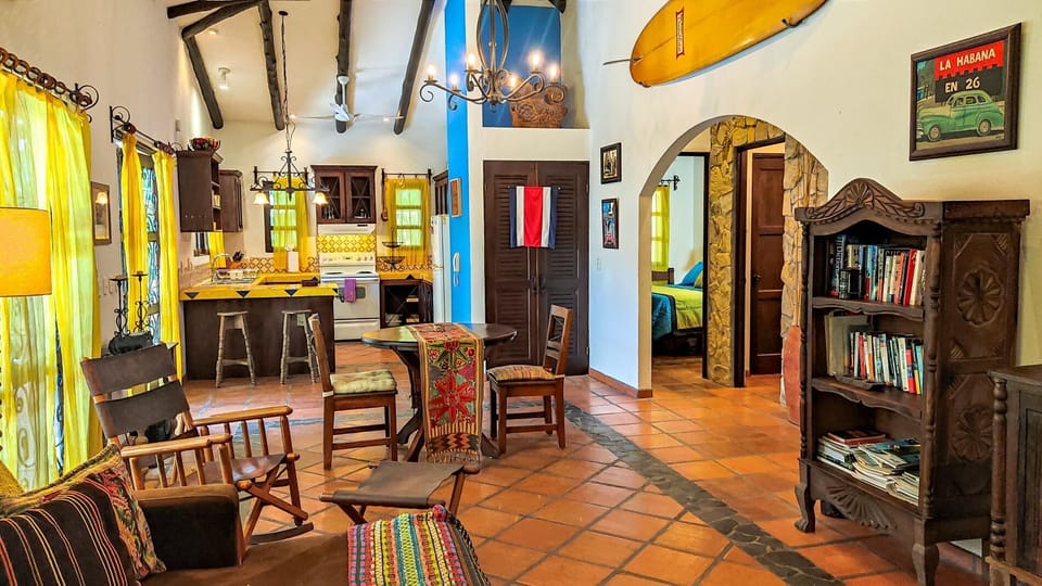 "River House" family room and kitchen.