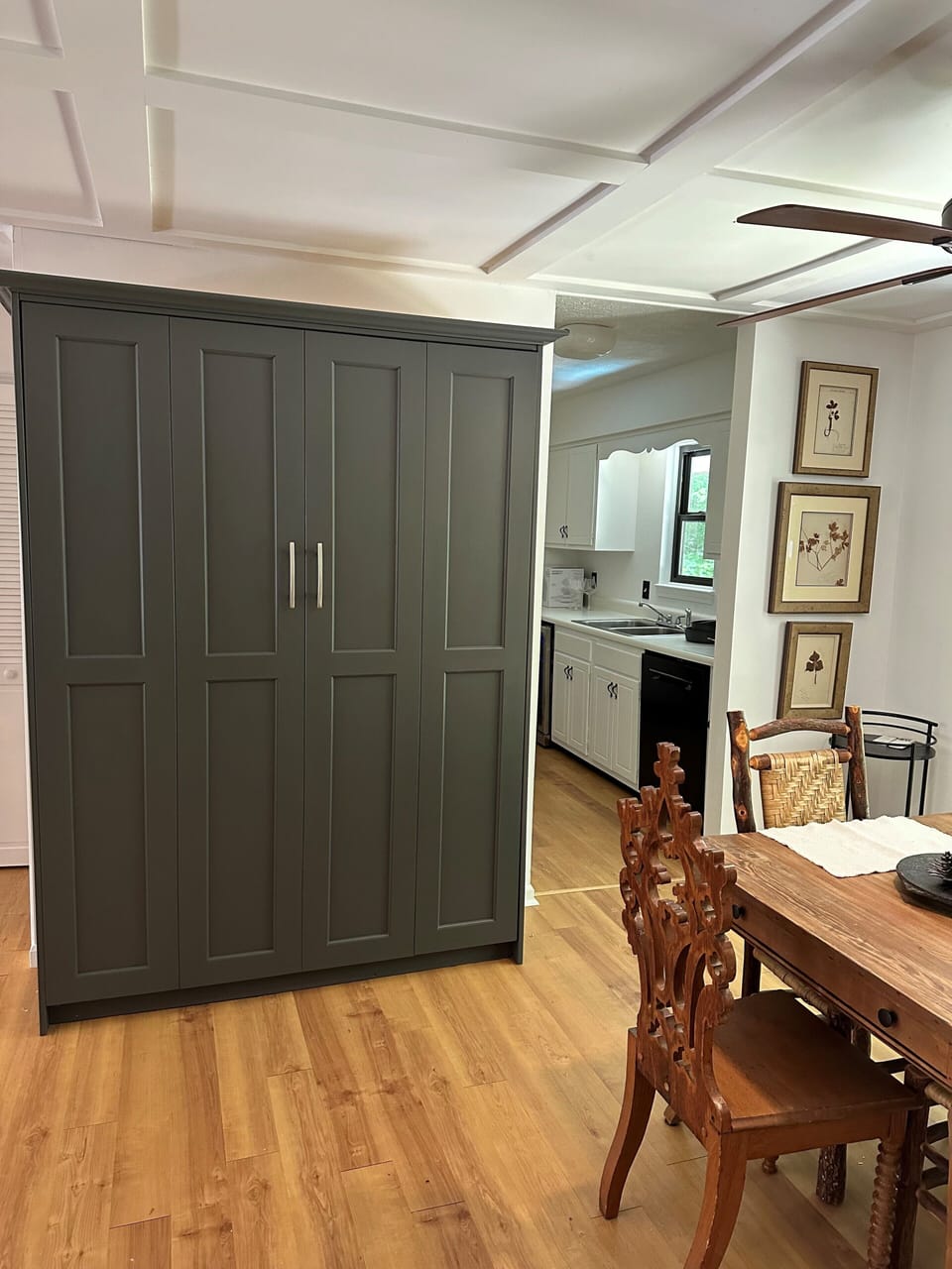 Murphy Bed leading to kitchen