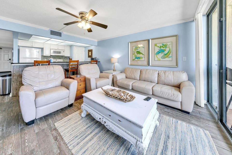 Condo, Multiple Beds (Edgewater Tower 1-105) | Living area | TV