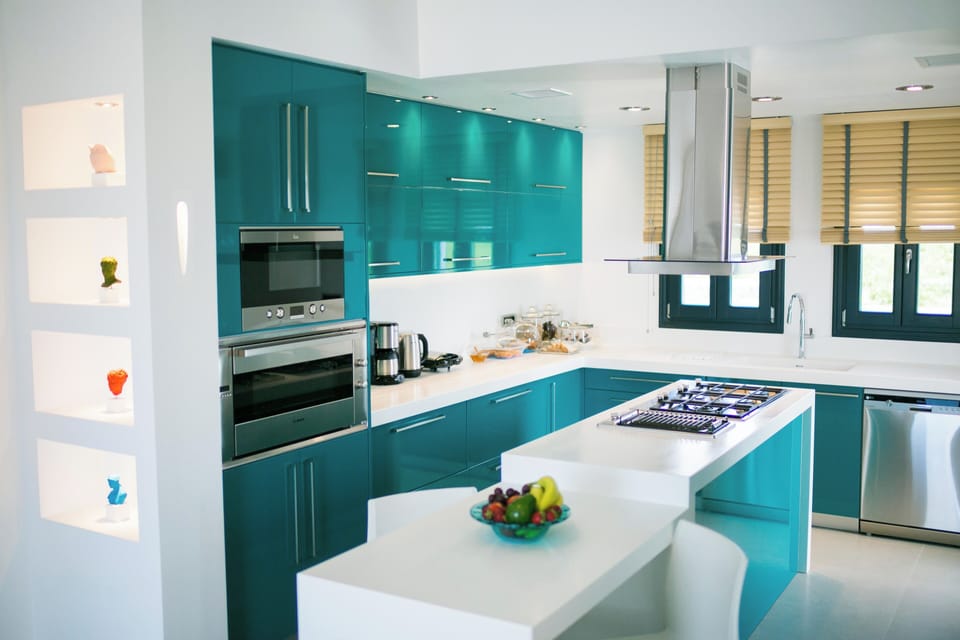 Luxury Villa, 3 Bedrooms, Private Pool, Sea View | Private kitchen | Electric kettle