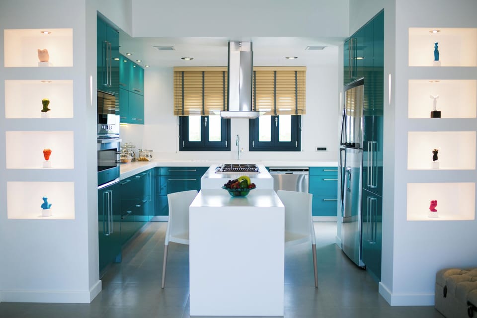 Luxury Villa, 3 Bedrooms, Private Pool, Sea View | Private kitchen | Electric kettle