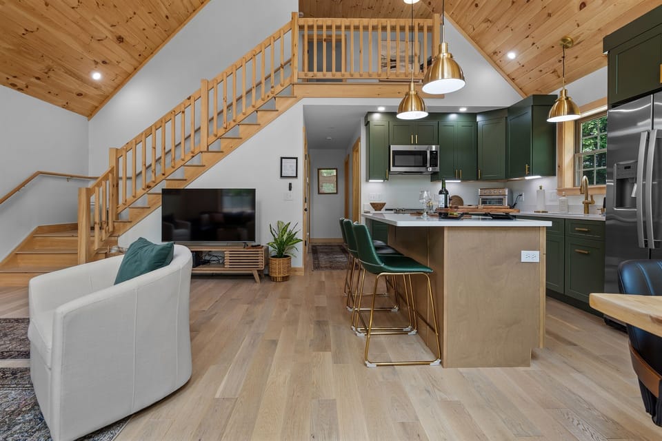 Gather & Relax - Seamless flow between kitchen and living space