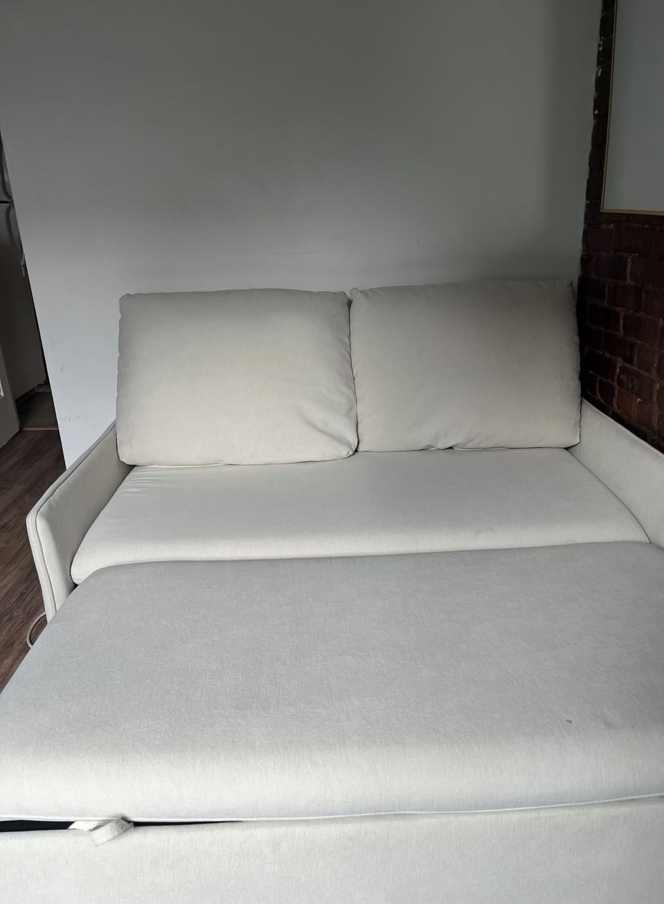 Sofa bed can sleep two