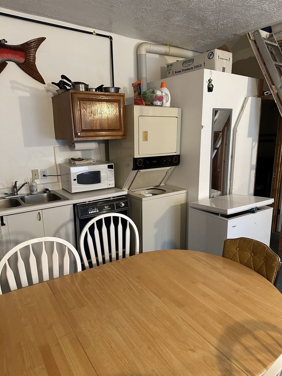 Kitchen #1 with Washer and Dryer