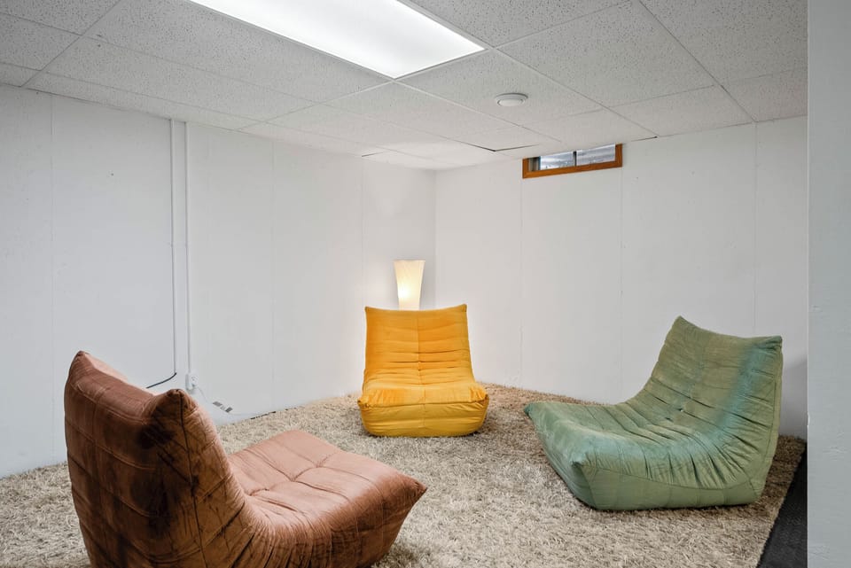 Basement Lounging area