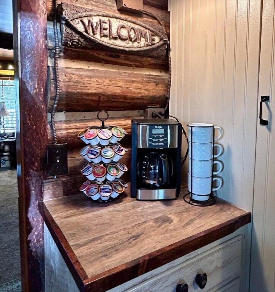 Start your morning off right with a cup of coffee. 