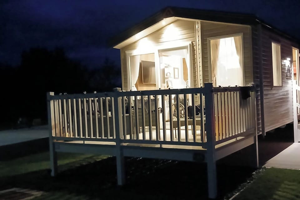 Outdoor lighting so you can enjoy the outside space after dark