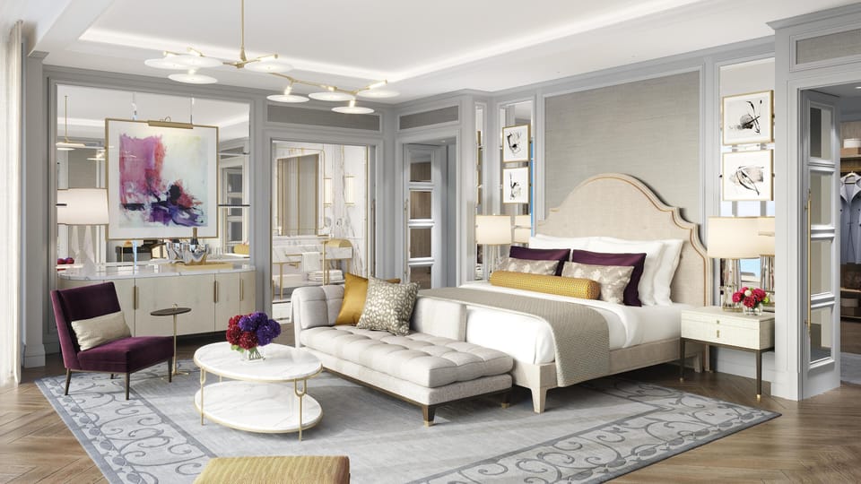 Frette Italian sheets, premium bedding, minibar, in-room safe