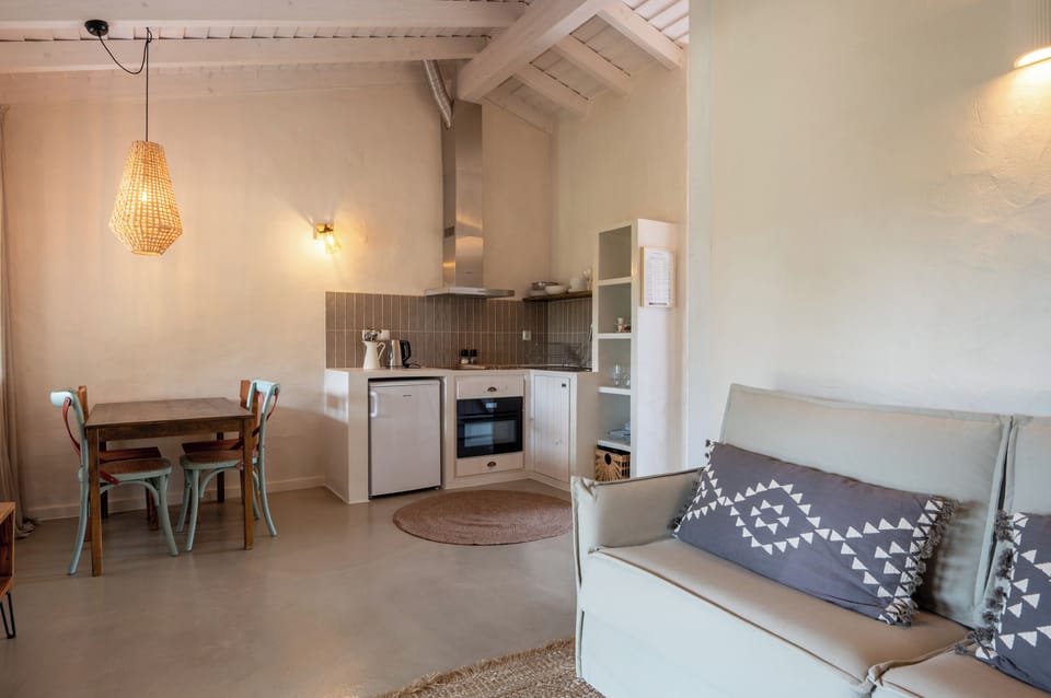 Traditional Apartment, Pool View | Private kitchen