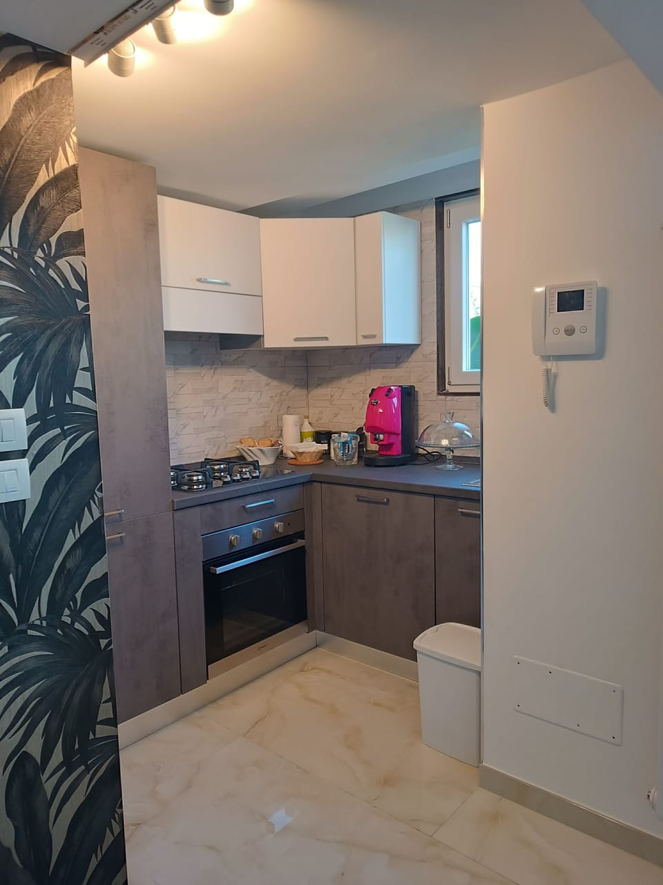 Full-size fridge, microwave, oven, stovetop