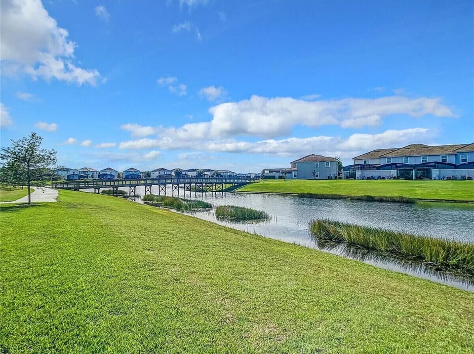 Patio with Lake View #Disney #Parks #kingdom #springs #StoreyLake #resort #Apartment #Vacation #Rental #waterpark #Kissimmee #Orlando #universal #citywalk