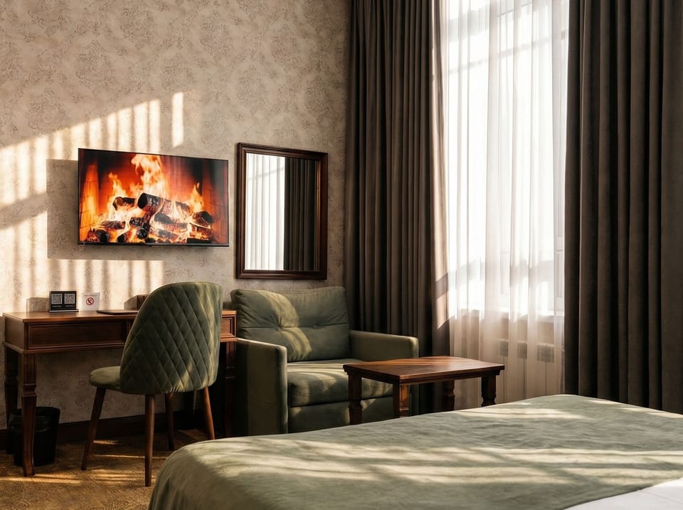Deluxe Double or Twin Room | Frette Italian sheets, premium bedding, desk, soundproofing