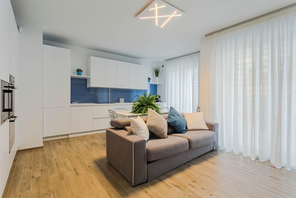Apartment | Private kitchen | Fridge, oven, stovetop, dishwasher