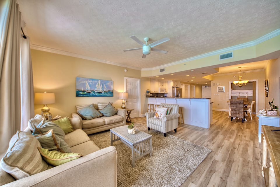 Condo, Multiple Beds, Balcony (Treasure Island 1411) | Living area | 42-inch flat-screen TV with digital channels