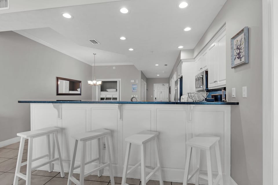 Condo, Multiple Beds, Balcony, Ocean View (Treasure Island 0506) | Private kitchen | Fridge, microwave, oven, stovetop