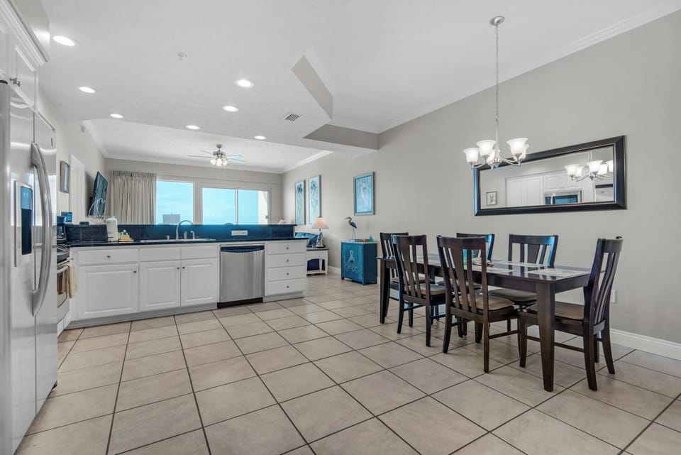 Condo, Multiple Beds, Balcony, Ocean View (Treasure Island 0506) | Private kitchen | Fridge, microwave, oven, stovetop