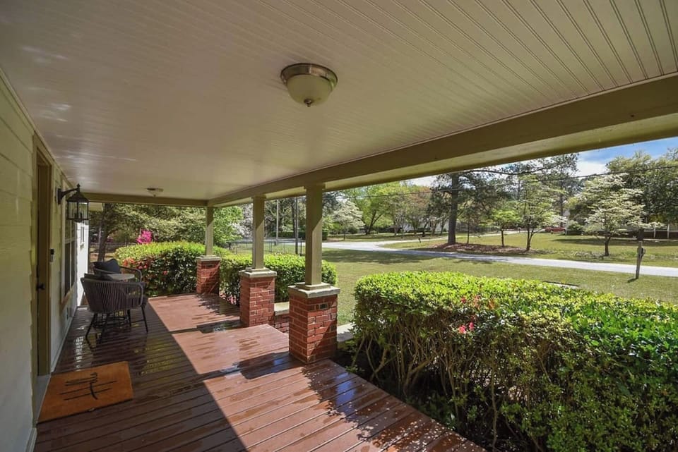 View to the street from the front porch.