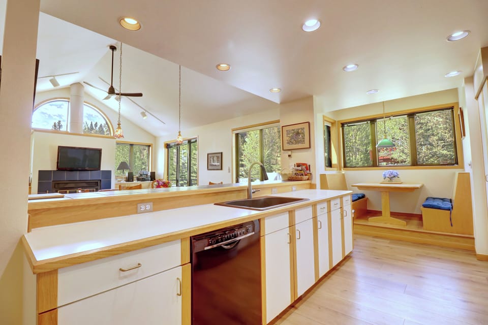 Open concept kitchen