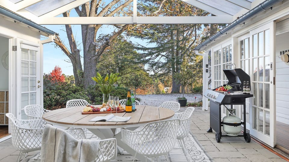 The Foldgarth | Stylish Outdoor Entertaining Area with Garden Views | BBQ
