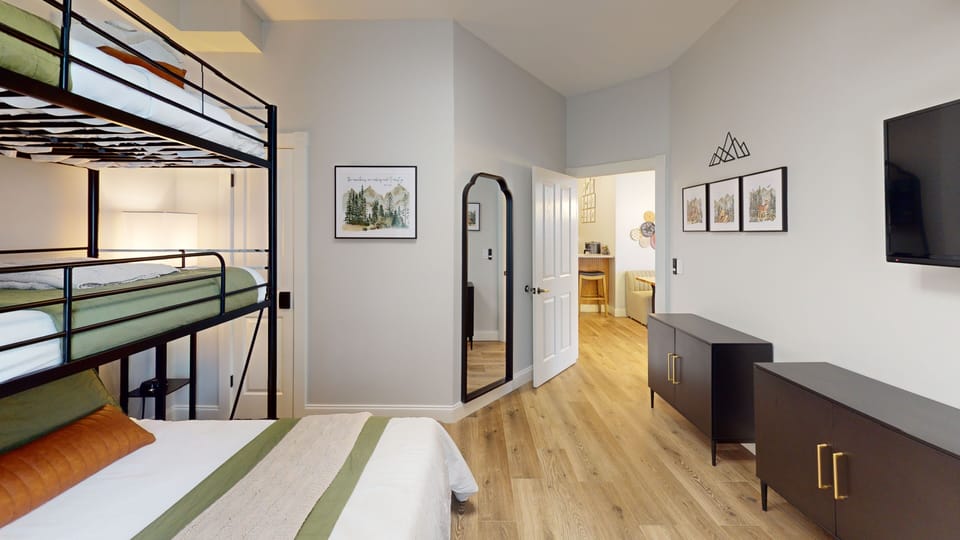 Painting, Furniture, Screen, Bed, Indoors