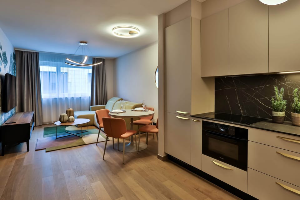Kitchen and Living room