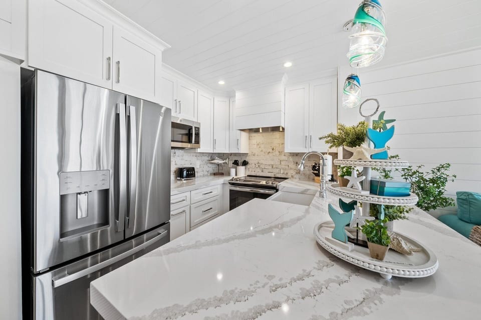 Kitchen with Coastal Decor'
