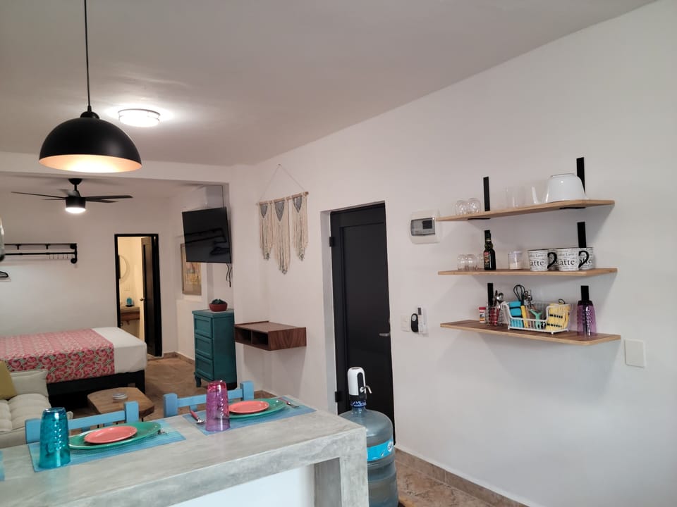 Junior Studio Suite, 1 Bedroom, Non Smoking, Private Bathroom | Living area | 55-inch Smart TV with digital channels, streaming services