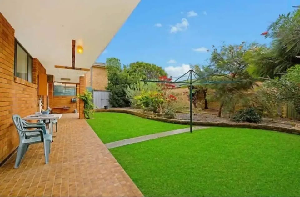 Back yard. Fully fenced and enclosed.