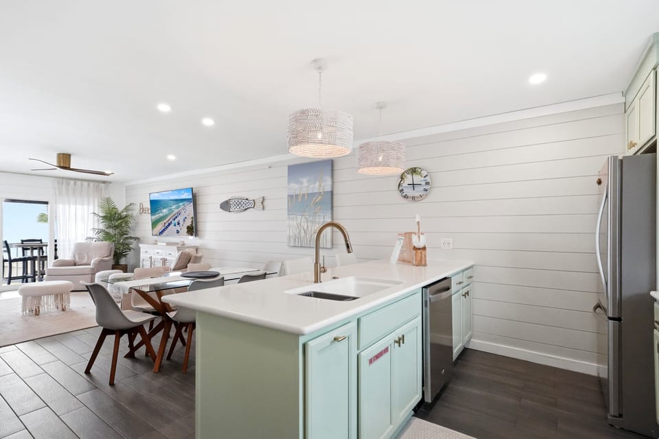 Shoreline Breeze | Kitchen & Main Living Area | 2nd Floor