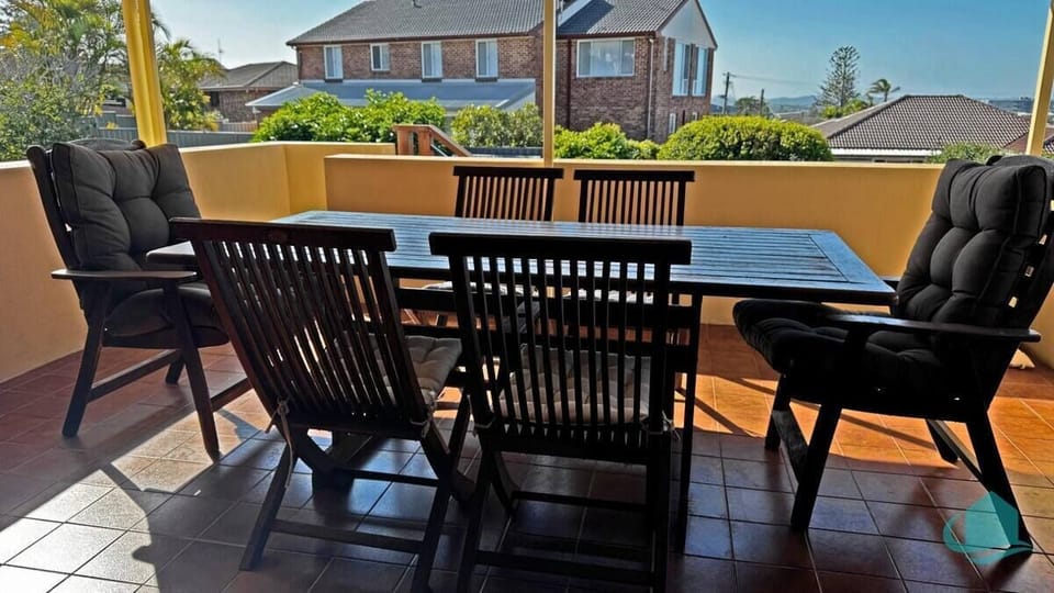Outside undercover dining area