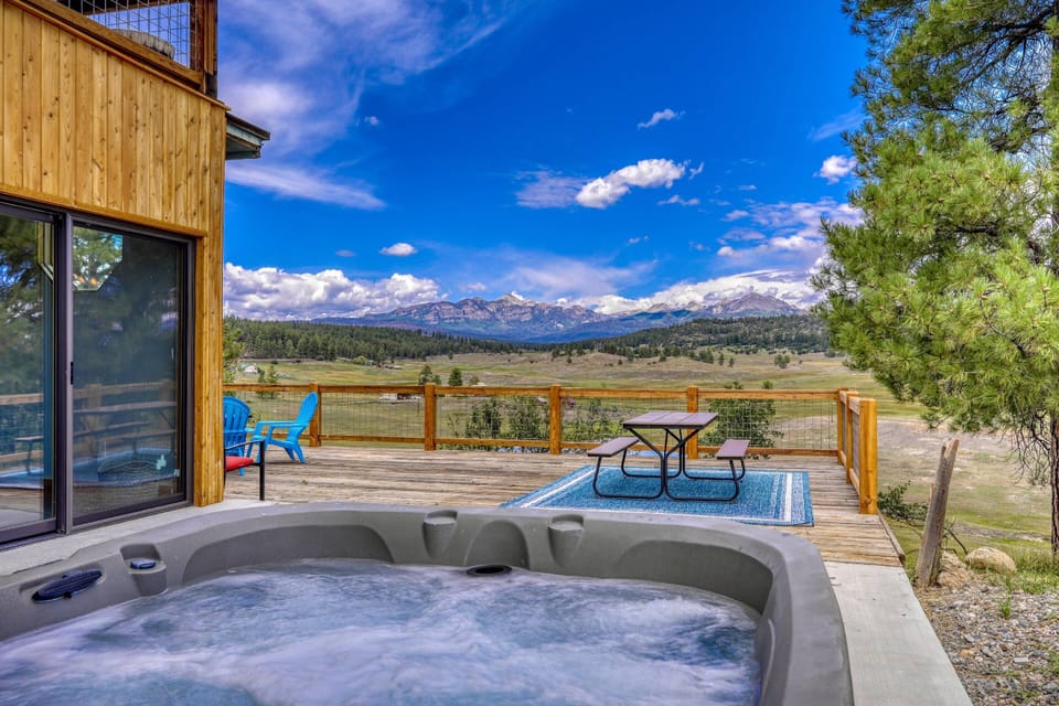 Welcome to the Swiss Summit Pagosa. Nestled on 20 acres with 5 bedrooms and 4.5 baths, this lovely home sleeps 8 guests- Newly Remodeled w/ 4130 sf