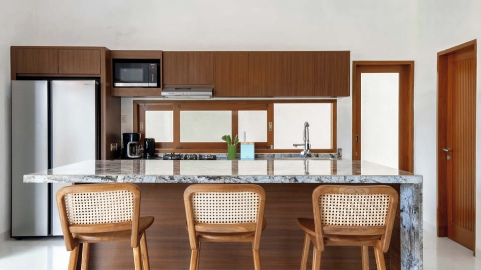 Luxury Villa, 6 Bedrooms, Private Pool, Pool View | Private kitchen | Fridge, microwave, oven, stovetop