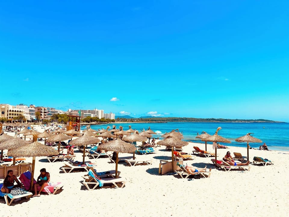 The beach at the end of the street