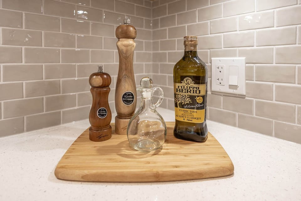 Cooking essentials provided
