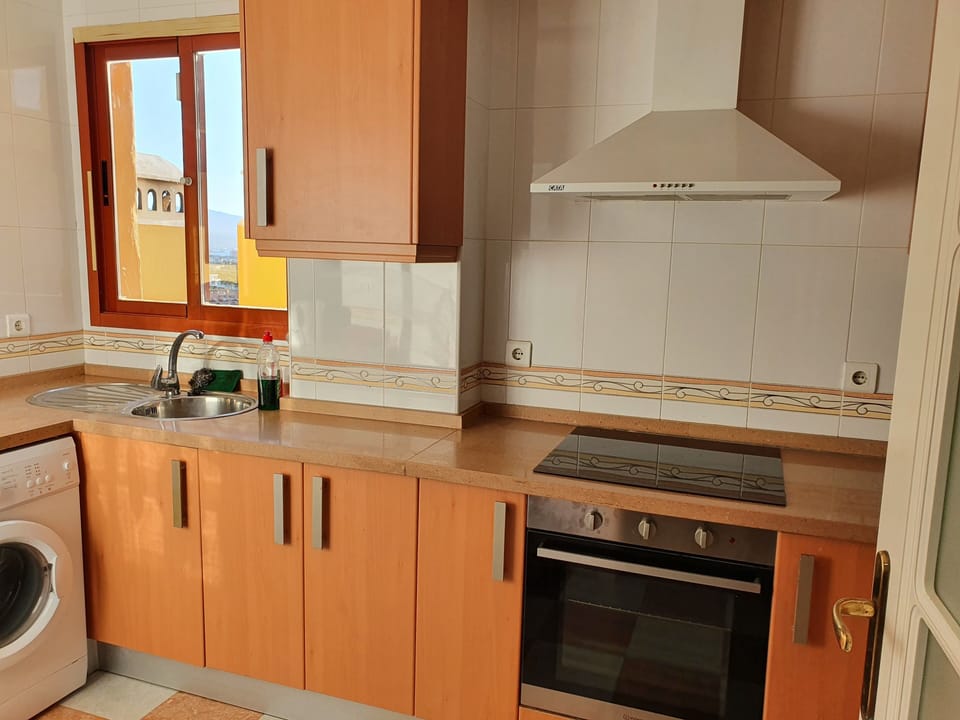Apartment | Private kitchen | Fridge, microwave, oven, stovetop