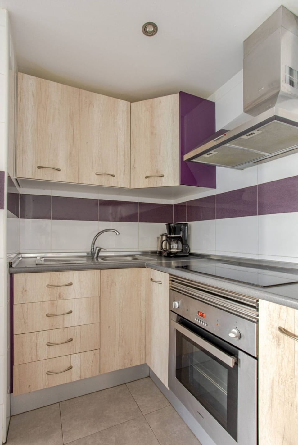 Apartment | Private kitchen | Fridge, microwave, oven, stovetop