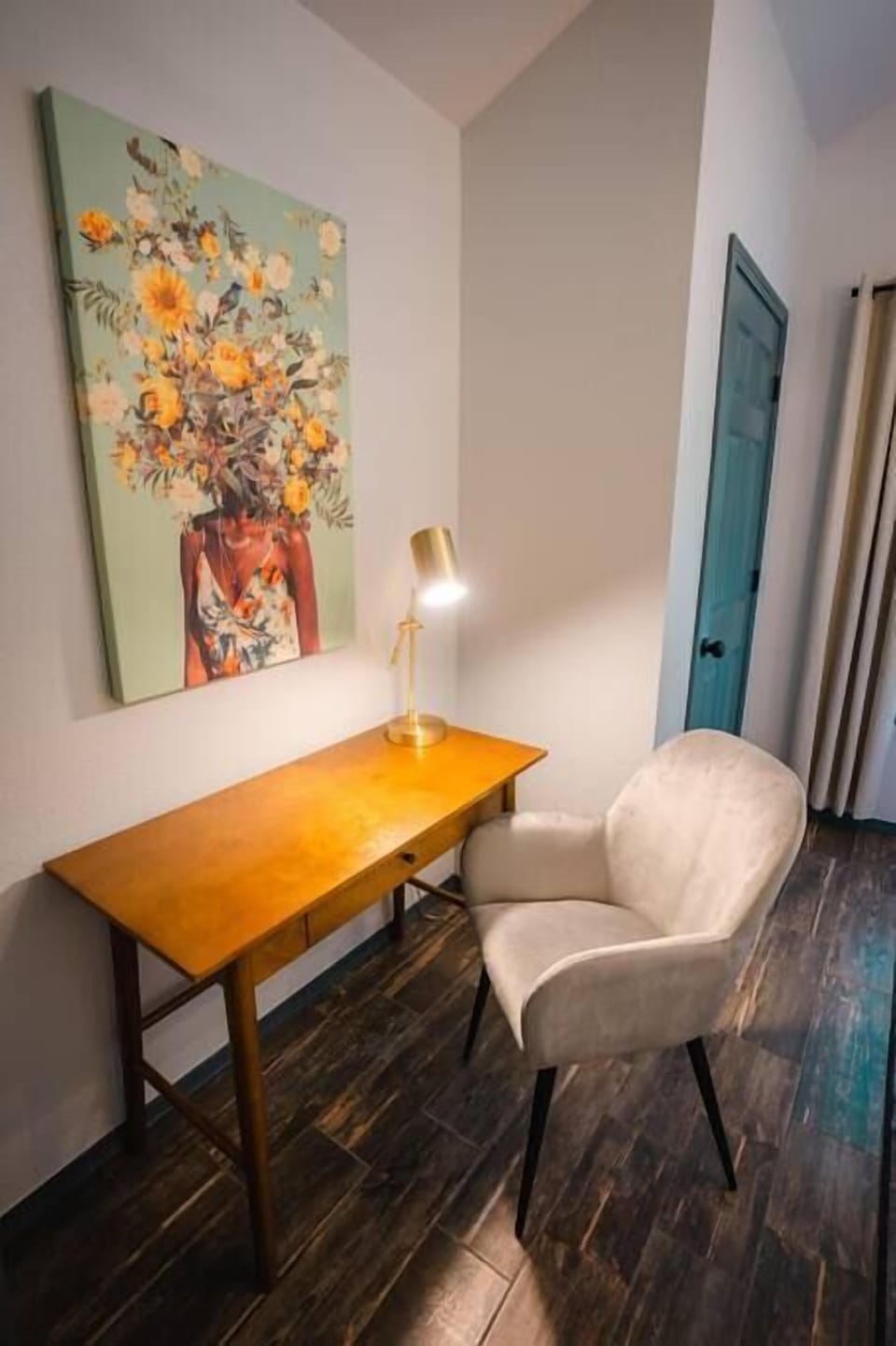 There is a desk on bedroom 2 which you can use for you to work at home.
