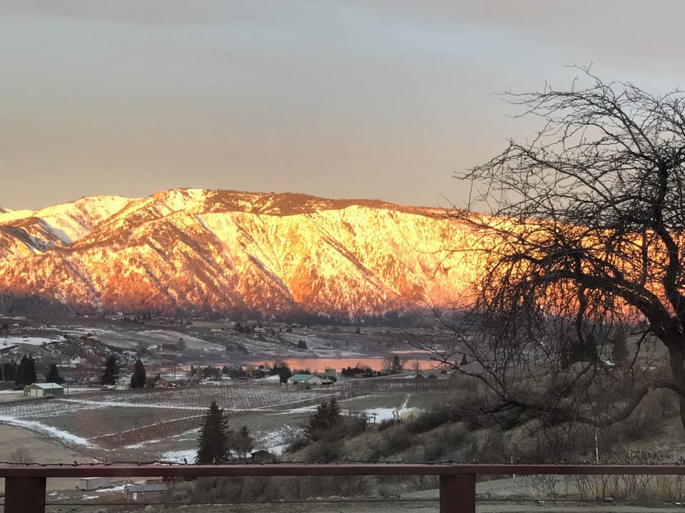 morning alpenglow