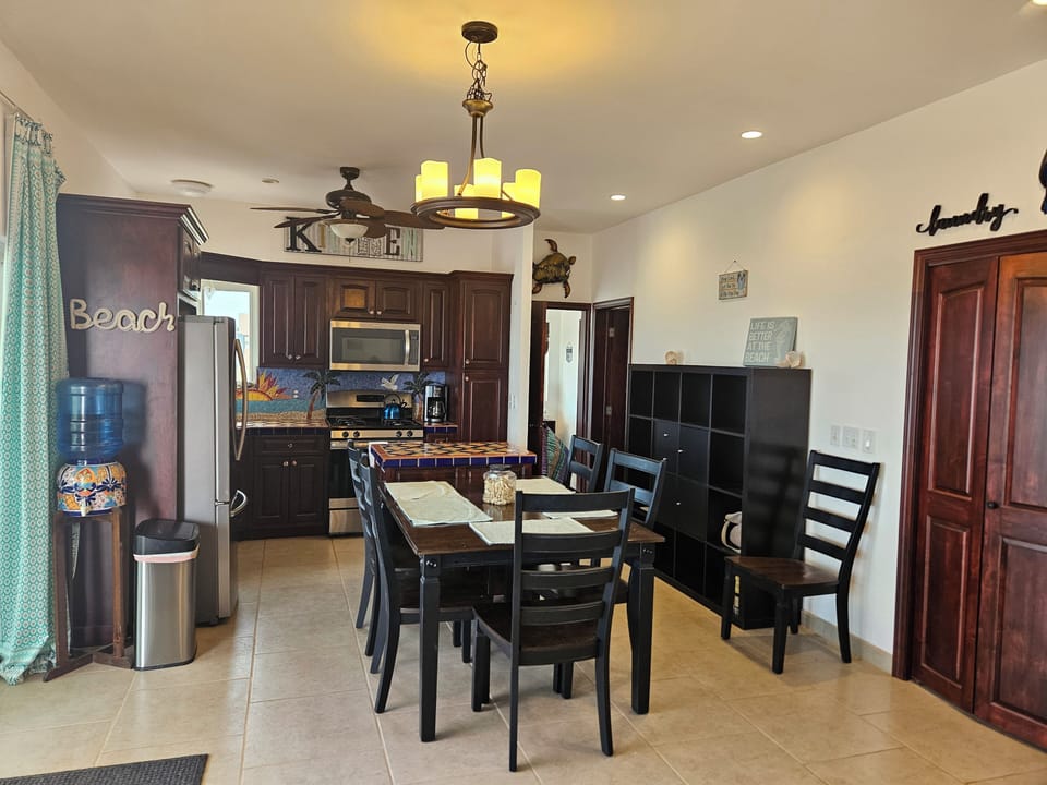 Dining & convenient laundry access