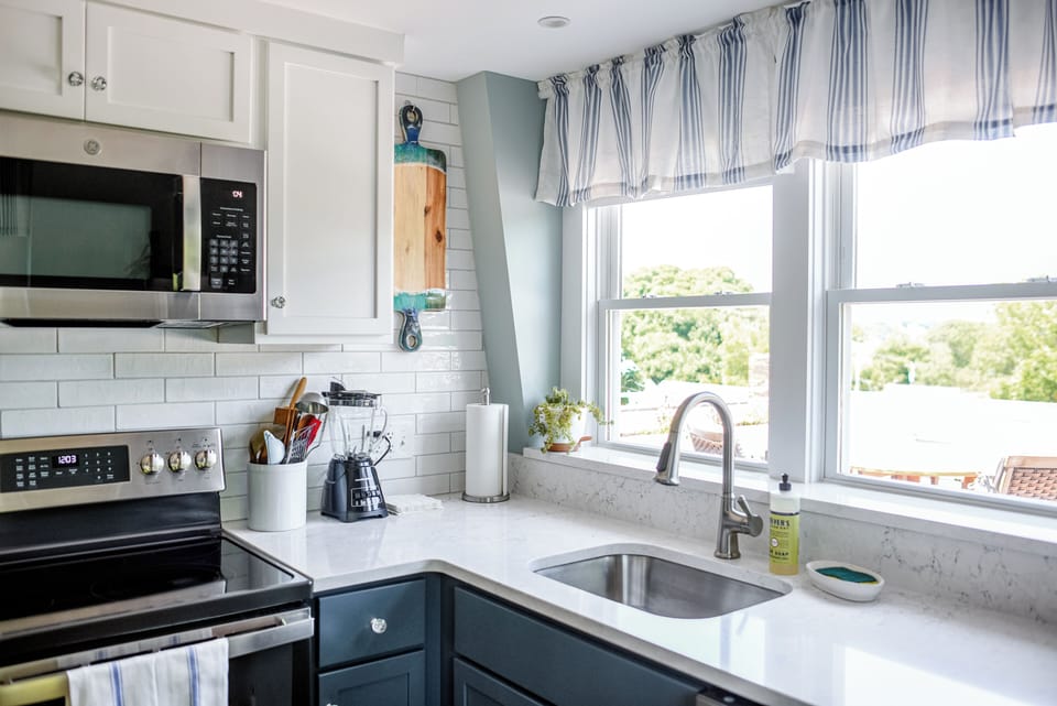 Marble countertops