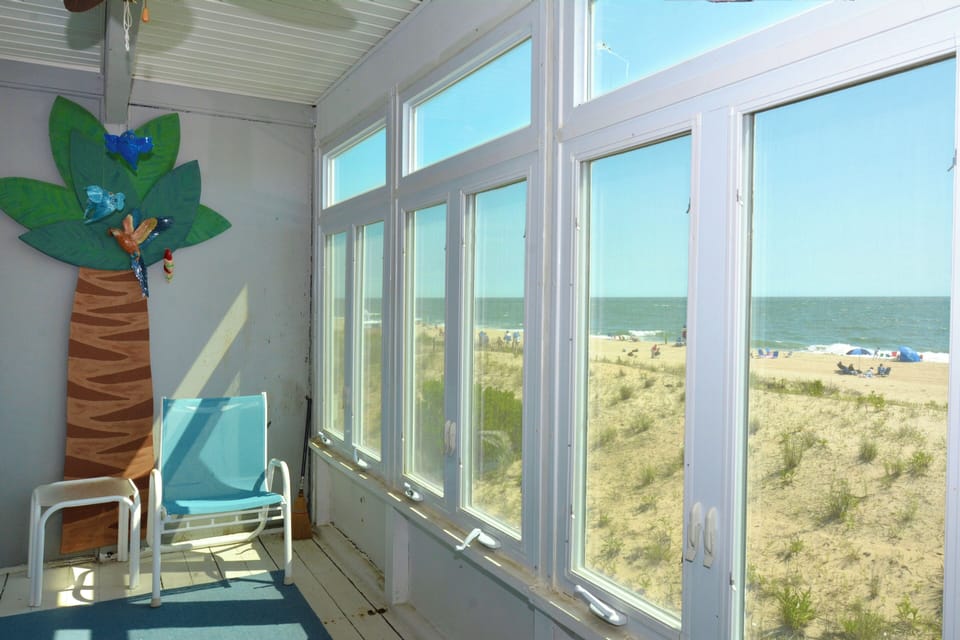 Just off bedroom #1 a perfect spot to read a book or just sit and watch the dolphins go by!