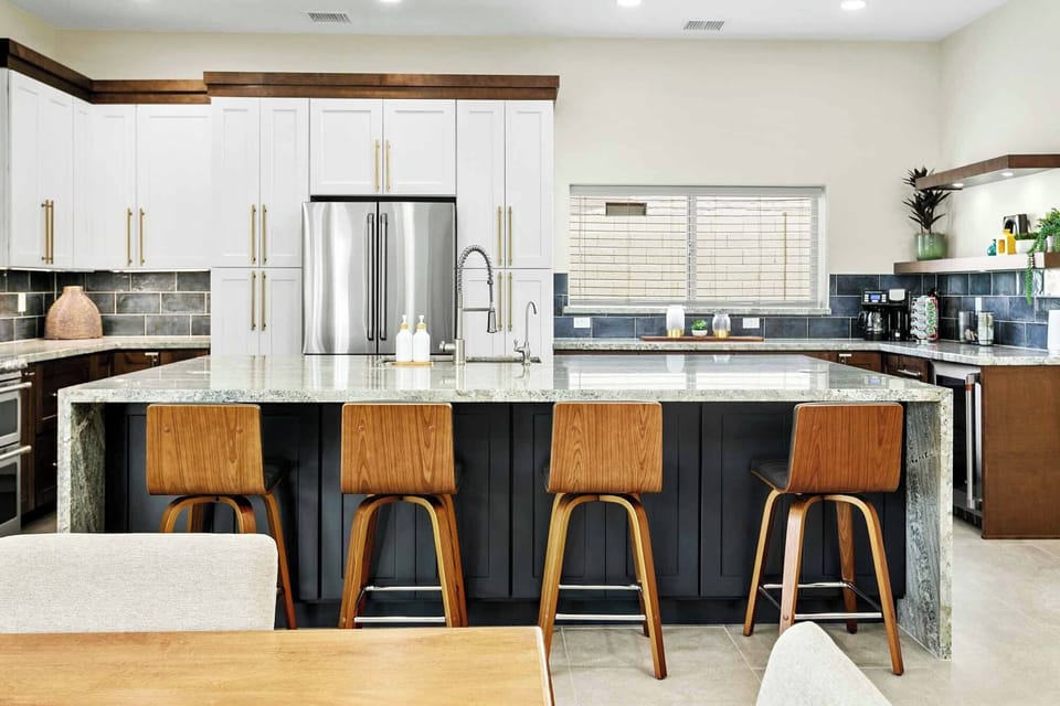 Kitchen island seating for four