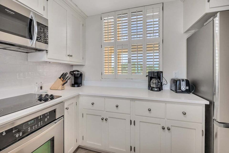 King and Prince 351 South Villas - Plenty of Counterspace to Prepare Your Favorite Meal