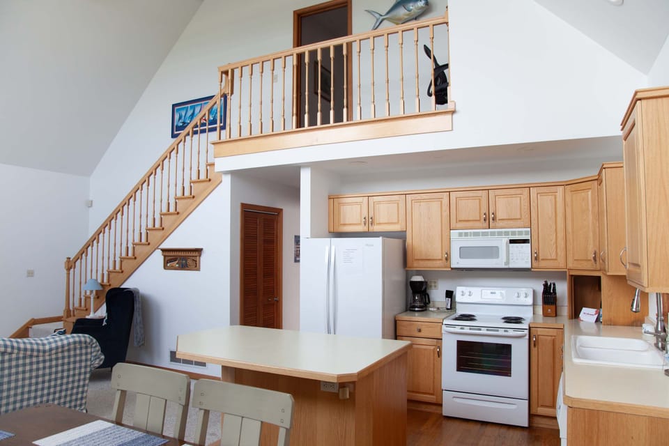Open loft-style layout keeps everyone connected.