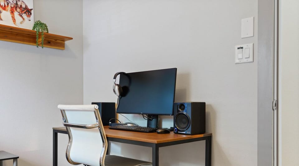 Work from home during your stay!