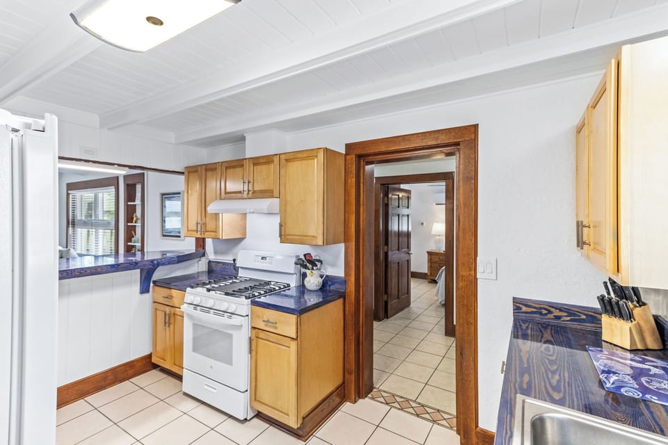 Kitchen - This bright kitchen has been recently renovated and is open to the living spaces.