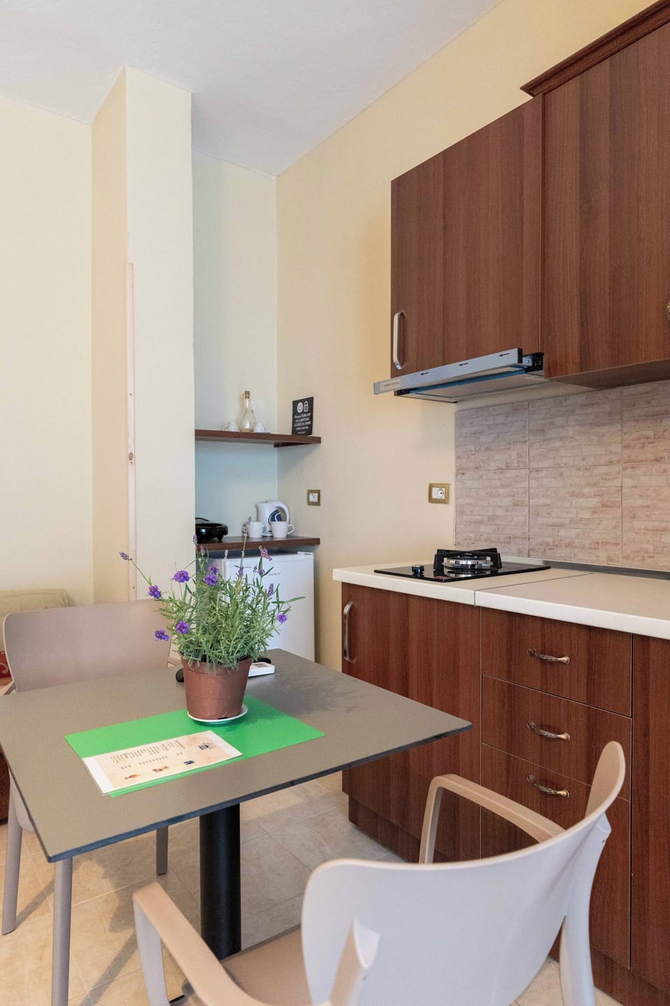 Triple Room, Balcony | Private kitchen