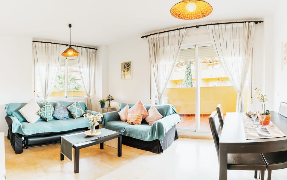 Family Apartment, 2 Bedrooms | Living area | Flat-screen TV